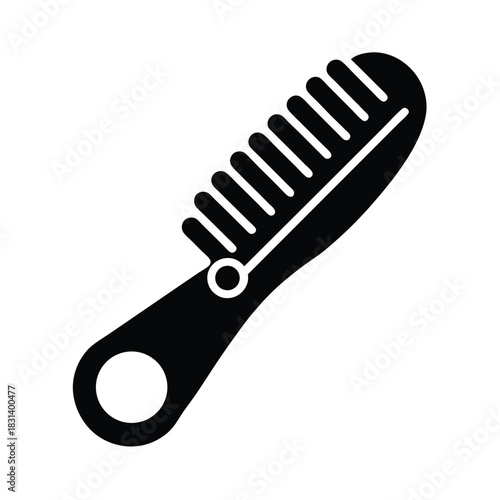 Hair Sectioning Clip Vector Illustration