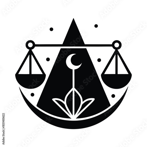 Balanced Mind Vector Illustration