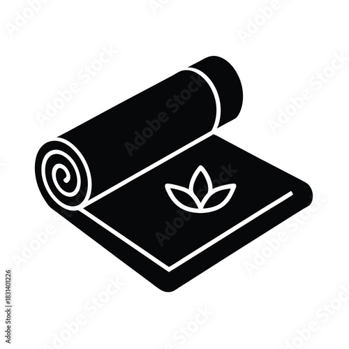 Yoga Mat Vector Illustration