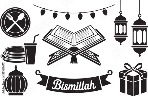 Set of Quran and importent things