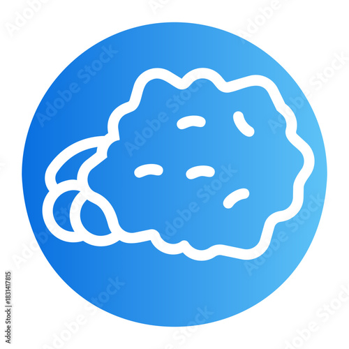 scrambled eggs Line Gradient Icon