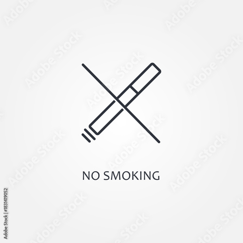 no smoking icon symbol illustration vector eps10 logo template design pattern seamless bright minimal design flat design realistic style simple design modern design
