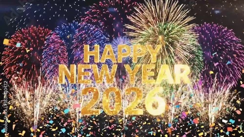 Fireworks Lighting the Dawn of 2026