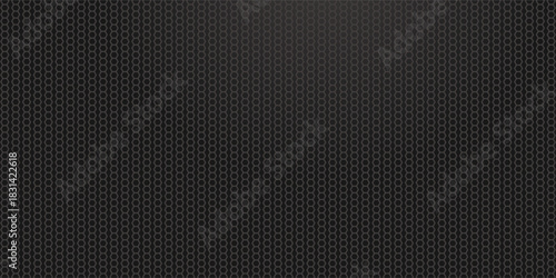 Black metal texture steel background. Perforated sheet metal. vector illustration