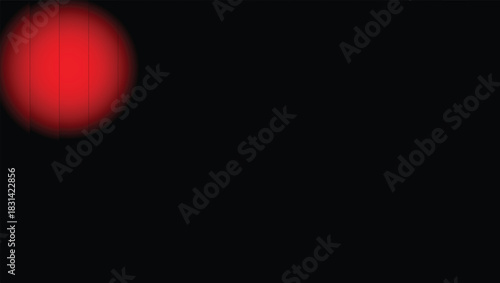 red light effect on a black Gradient and texture background. 