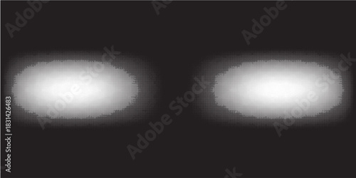 Grunge halftone gradient background. Faded grit noise texture. White and black sand wallpaper. Retro pixelated backdrop. Anime or manga style comic overlay.