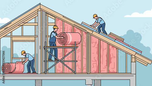 An adorable playful golden retriever puppy sits on a lush green lawn surrounded by vibrant dandelions at sunrise