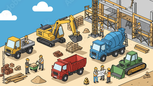 An adorable playful golden retriever puppy sits on a lush green lawn surrounded by vibrant dandelions at sunrise