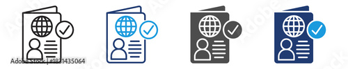 visa  icon set multiple style