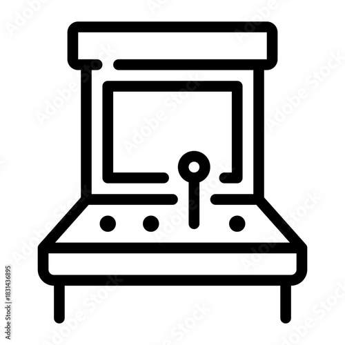 arcade line icon