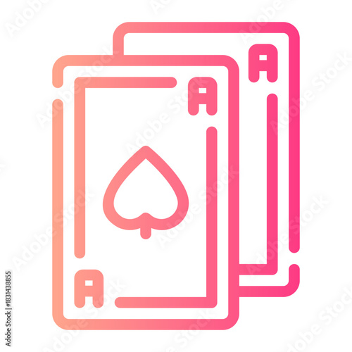 poker gradient icon