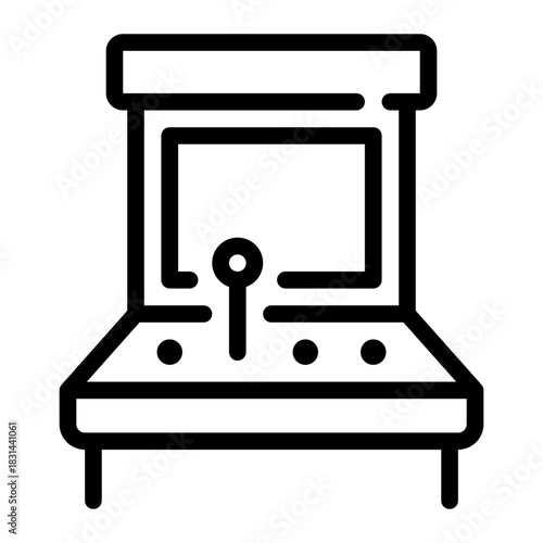 arcade line icon