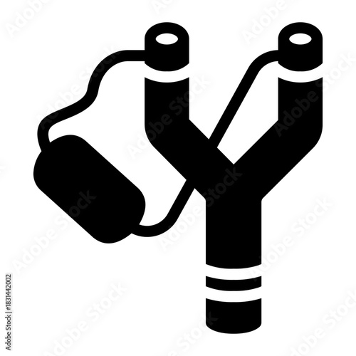 slingshot glyph icon