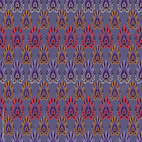 seamless damask pattern