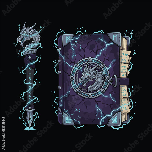 Enchanted Tome and Quill of Storms