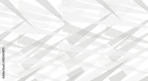 Abstract background with white paper texture design Modern, geometric design with Seamless abstract tecnology line triangle shape design.