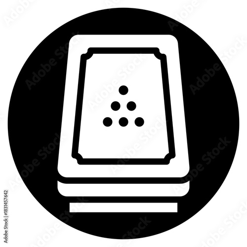 billiard glyph icon