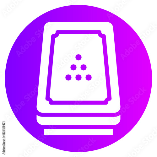 billiard gradient icon