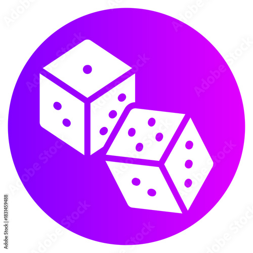 dices gradient icon