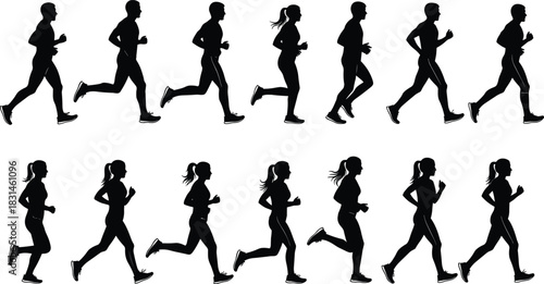 Collection of Detailed Bear Silhouette Vectors in Different Poses, Black Wildlife Mammal Set, Walking, Sitting, Roaring Grizzly Bear Icons, Animal Graphics.