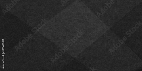 Black white dark gray silver abstract pattern background. Geometric shape. Line triangle angle fold polygon diamond 3D. Gradient. Rough grain noise. Light shadow. Matte shimmer. Design. Minimum.