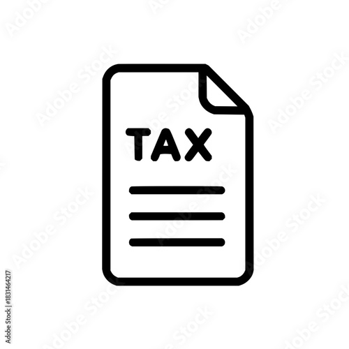 Tax form document income taxation financial accounting return vat payment government revenue report file duty