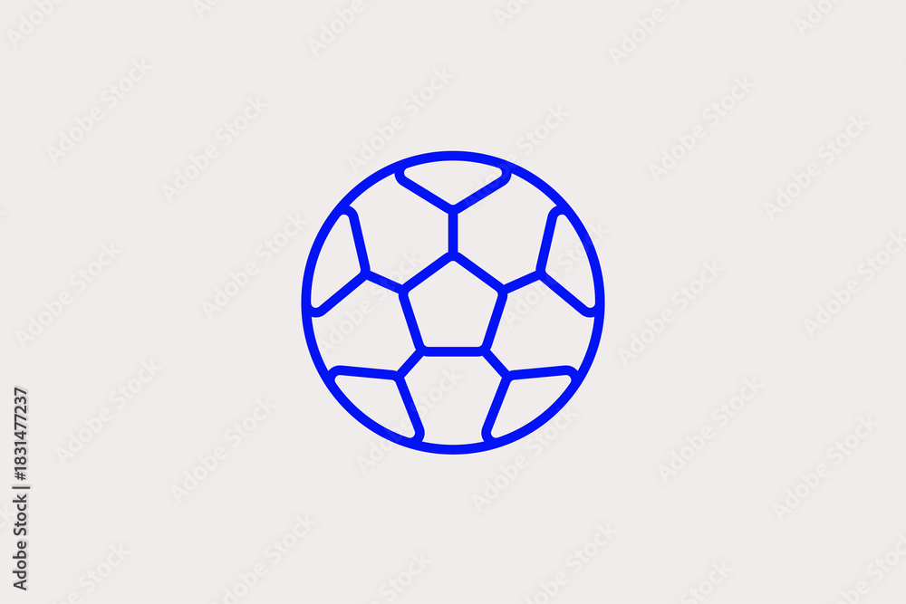 Obraz premium ball illustration in line style design. Vector illustration.