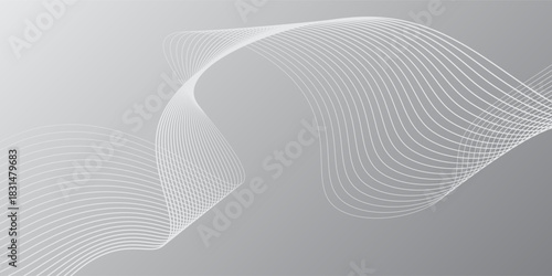 Simple gray abstract background with stripes line for backdrop or presentation art