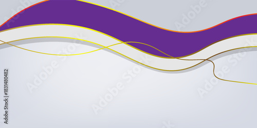 elegant gradation color background with abstract shapes, wave pattern with free space for text.