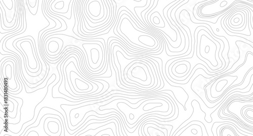 Abstract topographic contours map background. Topographic map Patterns, Topographic map and place for texture. Vector illustration. 
