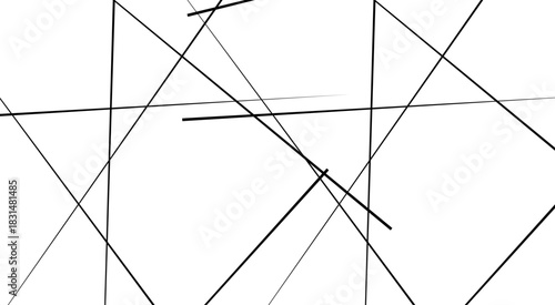 Metal grid isolated on the white background. nervures de Feuillet mores, Abstract lines in black and white tone of many squares and rectangle.