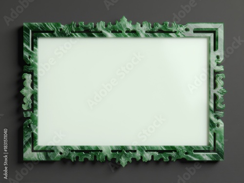 Blank signboard made of jad...