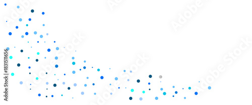 Vector layout with Light blue circle shapes. Template for your brand book