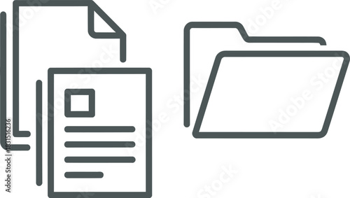 Organizing documents and files in a digital folder for efficient data management