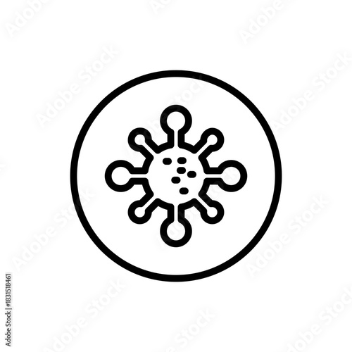 Virus line icon