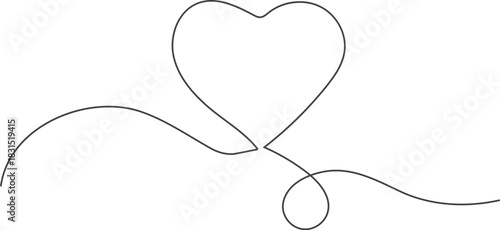 Pink heart-shaped vector illustration of headphones on a white background for Valentine's Day romance and love