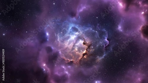 Wallpaper Mural Abstract visual representation of a galactic core, with intense gravitational forces pulling luminous matter inwards in a mesmerizing vortex. Top down, rotating view Torontodigital.ca