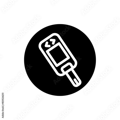 Glucometer Glyph Icon