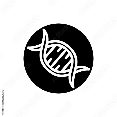 DNA Glyph Icon