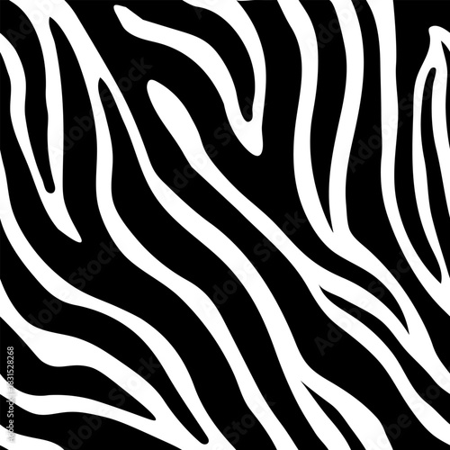 Pattern Seamless Zebra Classic Animal Stripe
