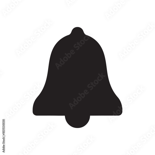 Simple Bell Icon for Notifications and Alerts