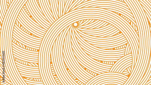Contemporary abstract pattern with repetitive curved line structures and rhythmic visual movement, suitable for packaging, surface print, posters, and graphic projects.