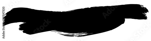 Black Paint Brush Stroke