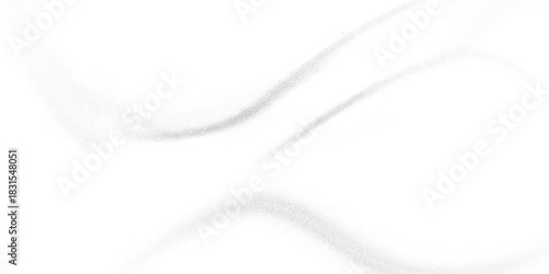 Soft wavy grey lines on clean white minimalist textured background design