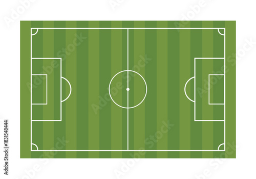 Sport fields top view including football, Realistic stadium layouts with markings. Collection for match, coaching, strategy or training graphics.