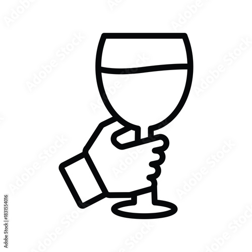 Wine drinks icon