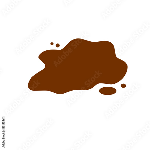 Chocolate splash vector 