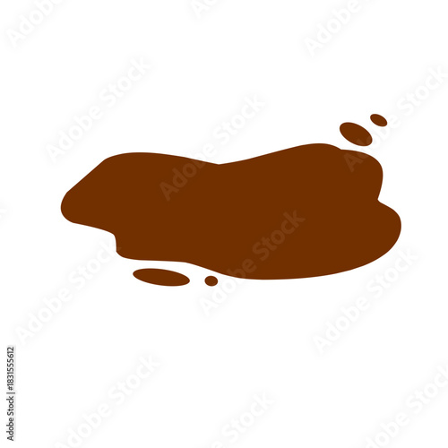 Chocolate splash vector 