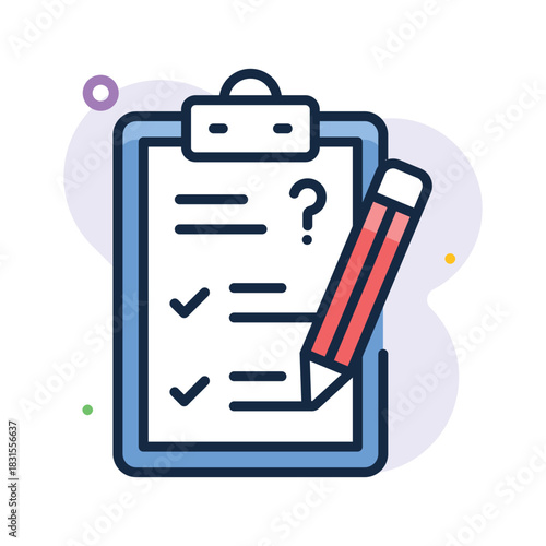 A clipboard checklist icon symbolizing tests, assessments, and academic evaluation