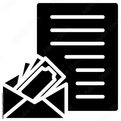 Salary icon for gross domestic product (GDP), business, website, application, printing, document, poster design, etc